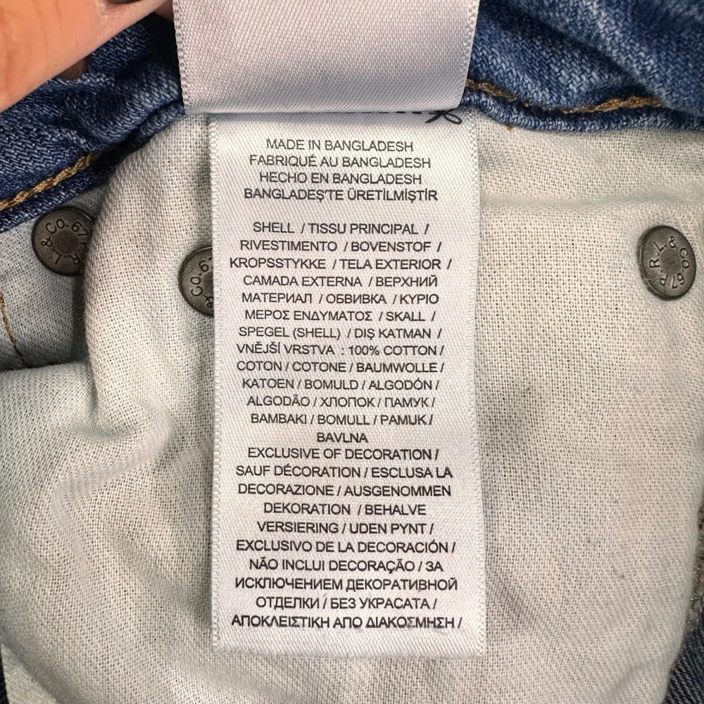 Polo Ralph‎ Lauren Slim Fit Boyfriend Jeans Youth 14 Blue Selvedge Straight Leg